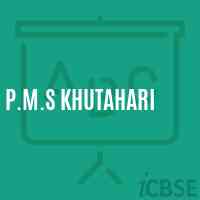 P.M.S Khutahari Middle School Logo