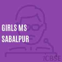 Girls Ms Sabalpur Middle School Logo