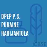 Dpep P.S. Puraine Harijantola Primary School Logo