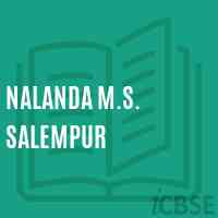 Nalanda M.S. Salempur Middle School Logo