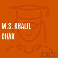 M.S. Khalil Chak Middle School Logo