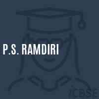 P.S. Ramdiri Primary School Logo