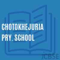 Chotokhejuria Pry. School Logo