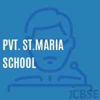 Pvt. St.Maria School Logo