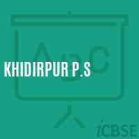 Khidirpur P.S Primary School Logo