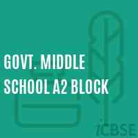 Govt. Middle School A2 Block Logo