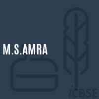 M.S.Amra Middle School Logo