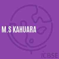M.S Kahuara Middle School Logo