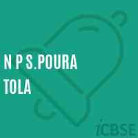 N P S.Poura Tola Primary School Logo