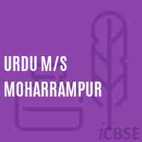Urdu M/s Moharrampur Middle School Logo