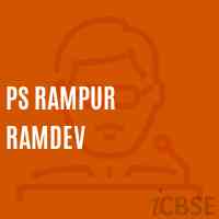 Ps Rampur Ramdev Primary School Logo