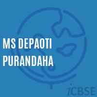 Ms Depaoti Purandaha Middle School Logo