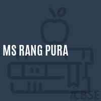 Ms Rang Pura Middle School Logo