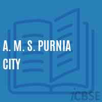 A. M. S. Purnia City Middle School Logo