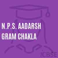N.P.S. Aadarsh Gram Chakla Primary School Logo