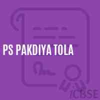 Ps Pakdiya Tola Primary School Logo