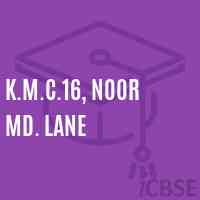 K.M.C.16, Noor Md. Lane Primary School Logo