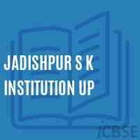 Jadishpur S K Institution Up High School Logo