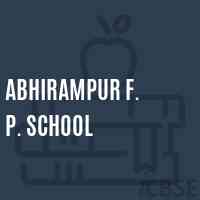 Abhirampur F. P. School Logo