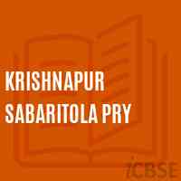 Krishnapur Sabaritola Pry Primary School Logo