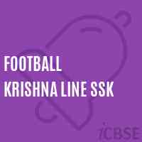 Football Krishna Line Ssk Primary School Logo