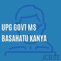 Upg Govt Ms Basahatu Kanya Middle School Logo