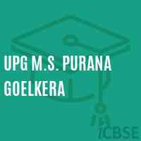 Upg M.S. Purana Goelkera Middle School Logo