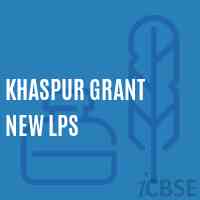 Khaspur Grant New Lps Primary School Logo