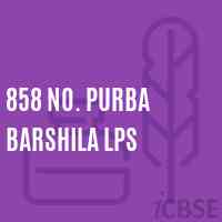 858 No. Purba Barshila Lps Primary School Logo