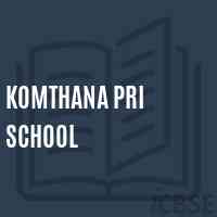 Komthana Pri School Logo