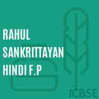 Rahul Sankrittayan Hindi F.P Primary School Logo