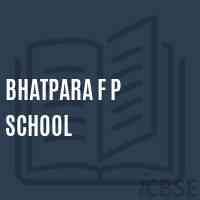 Bhatpara F P School Logo