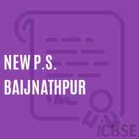 New P.S. Baijnathpur Primary School Logo