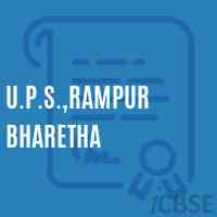 U.P.S.,Rampur Bharetha Primary School Logo