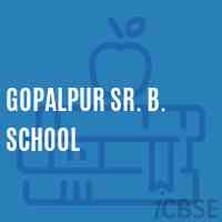 Gopalpur Sr. B. School Logo