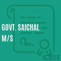 Govt. Saichal M/s School Logo