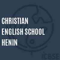 Christian English School Henin Logo