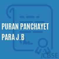Puran Panchayet Para J.B Primary School Logo