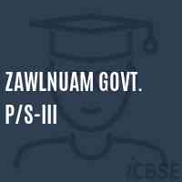 Zawlnuam Govt. P/s-Iii Primary School Logo