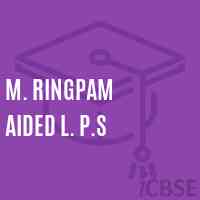 M. Ringpam Aided L. P.S School Logo
