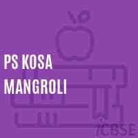 Ps Kosa Mangroli Primary School Logo