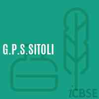 G.P.S.Sitoli Primary School Logo