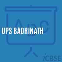 Ups Badrinath Middle School Logo