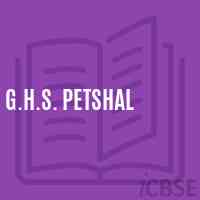 G.H.S. Petshal Secondary School Logo
