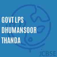 Govt Lps Dhumansoor Thanda Primary School Logo