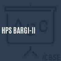 Hps Bargi-Ii Middle School Logo