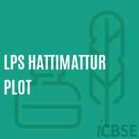 Lps Hattimattur Plot Primary School Logo