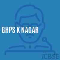 Ghps K Nagar Middle School Logo