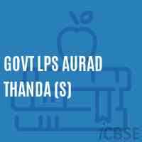 Govt Lps Aurad Thanda (S) Primary School Logo