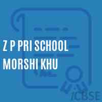 Z P Pri School Morshi Khu Logo